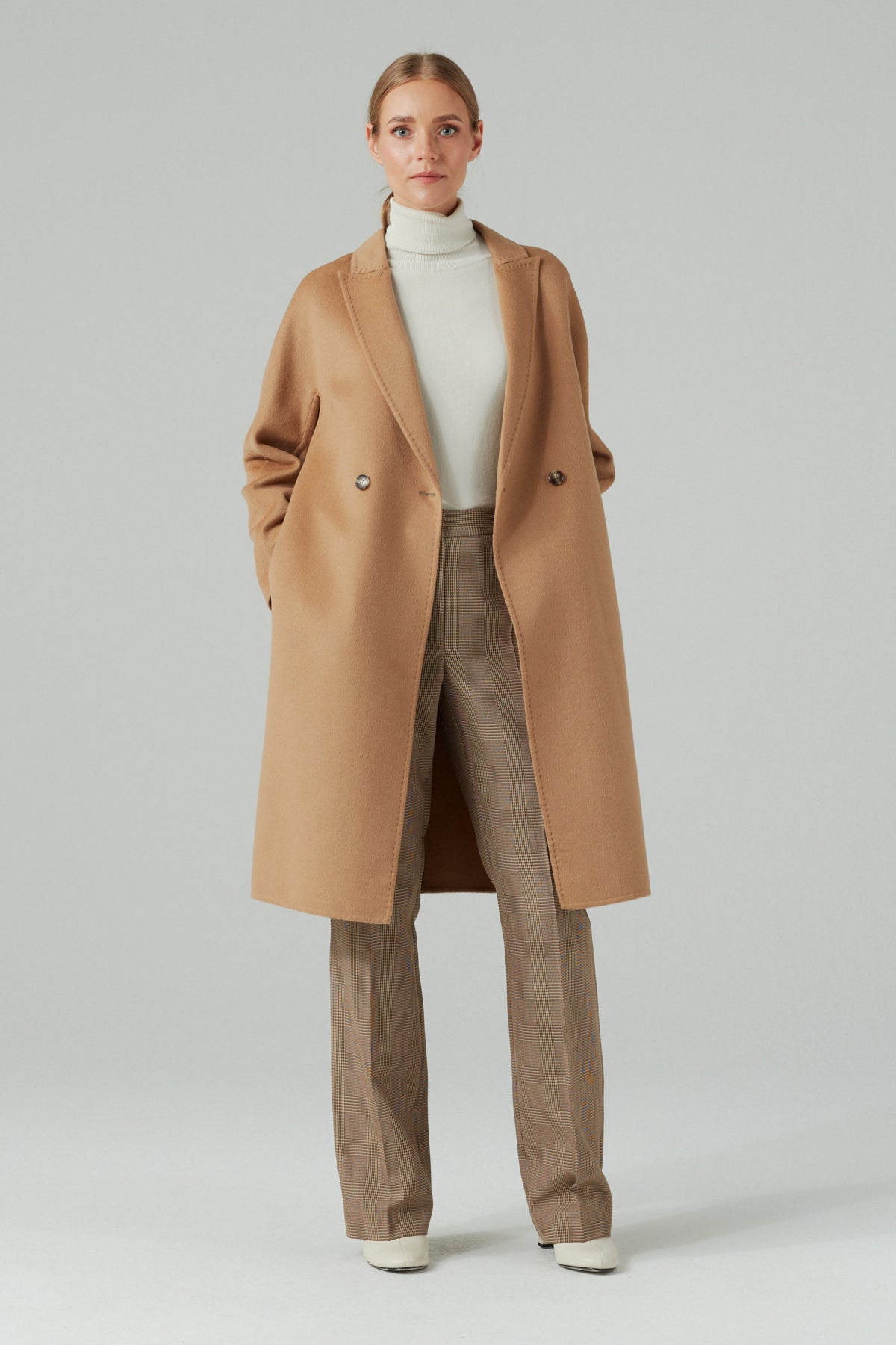 WOOL RICH CHIC COAT CAMEL