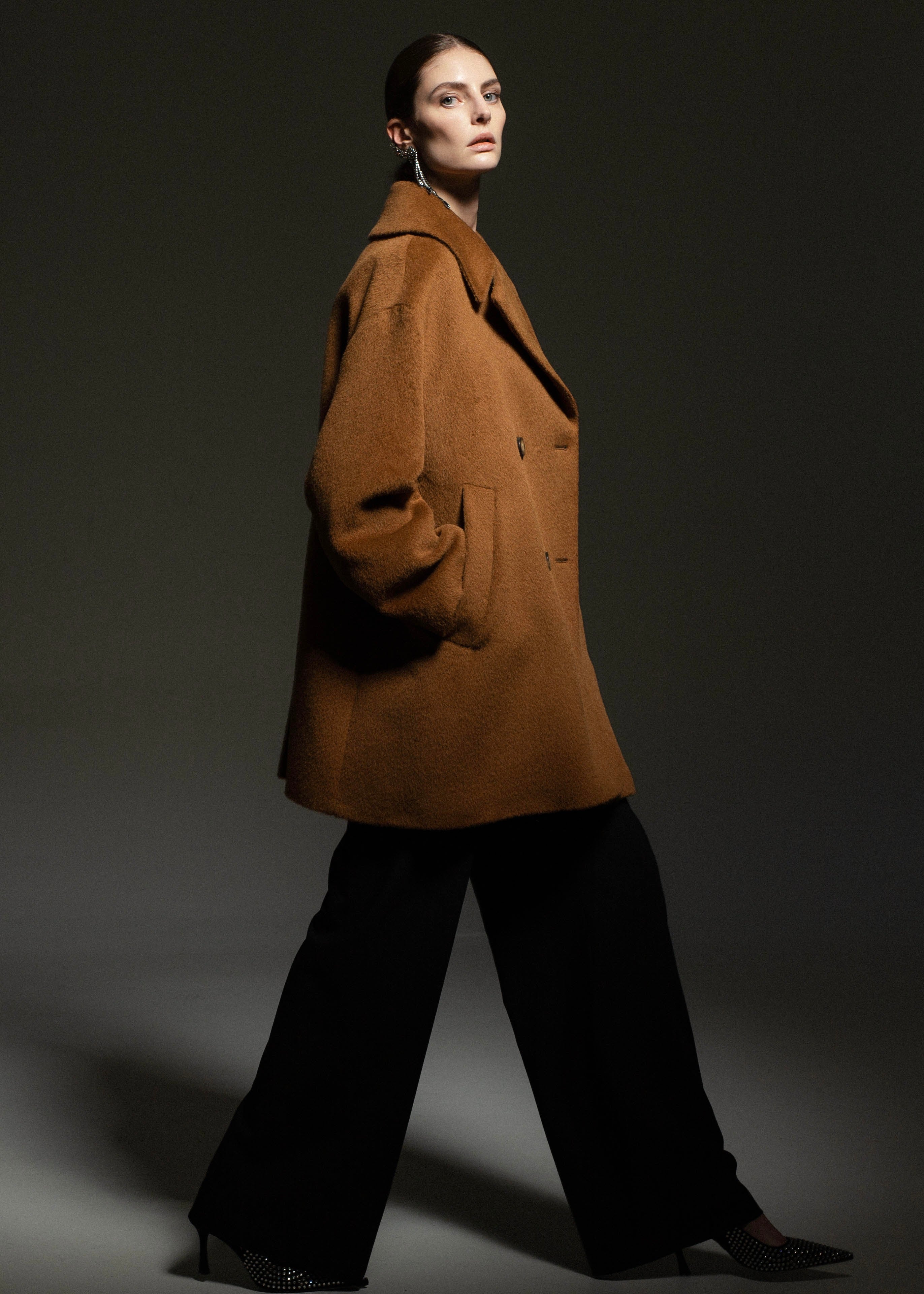 OVERSIZED TOPCOAT CAMEL