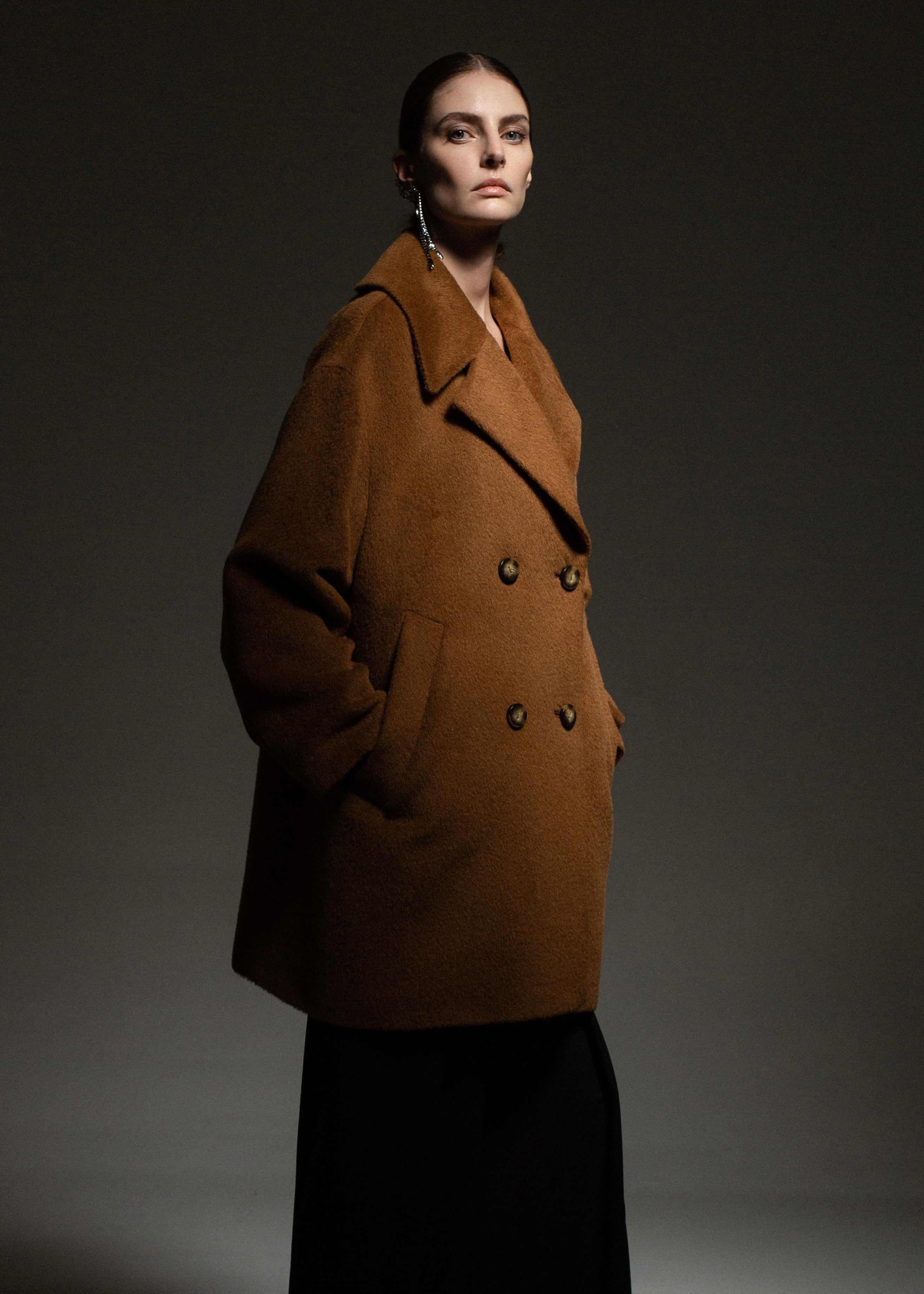 OVERSIZED TOPCOAT CAMEL