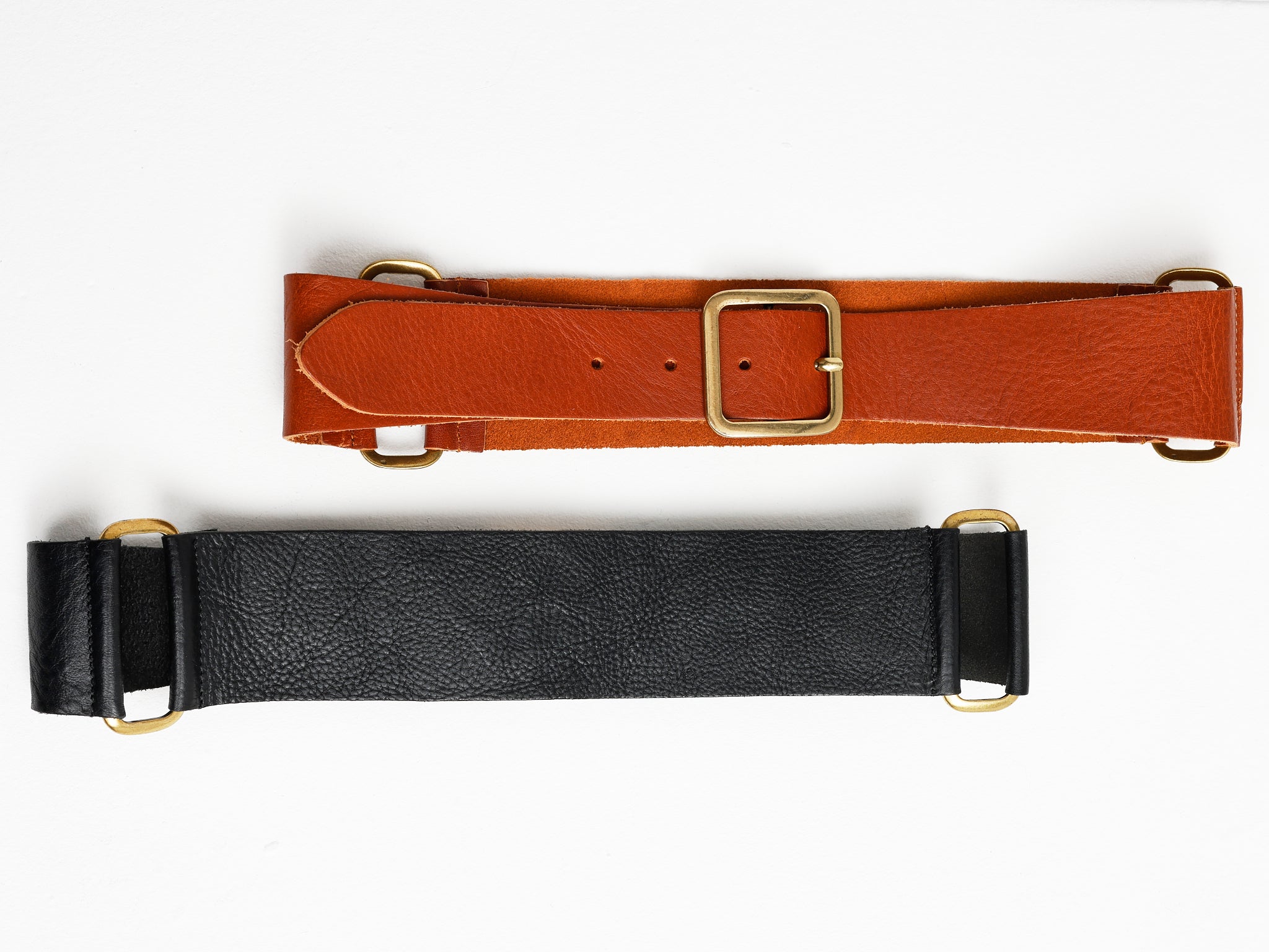 BELT WITH SQUERE BUCKLE RUST