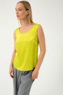 SLEEVELESS TOP IN LIME