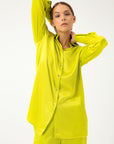 LONG SHIRT IN LIME