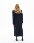 ONE BUTTON CLASSIC NAVY COAT