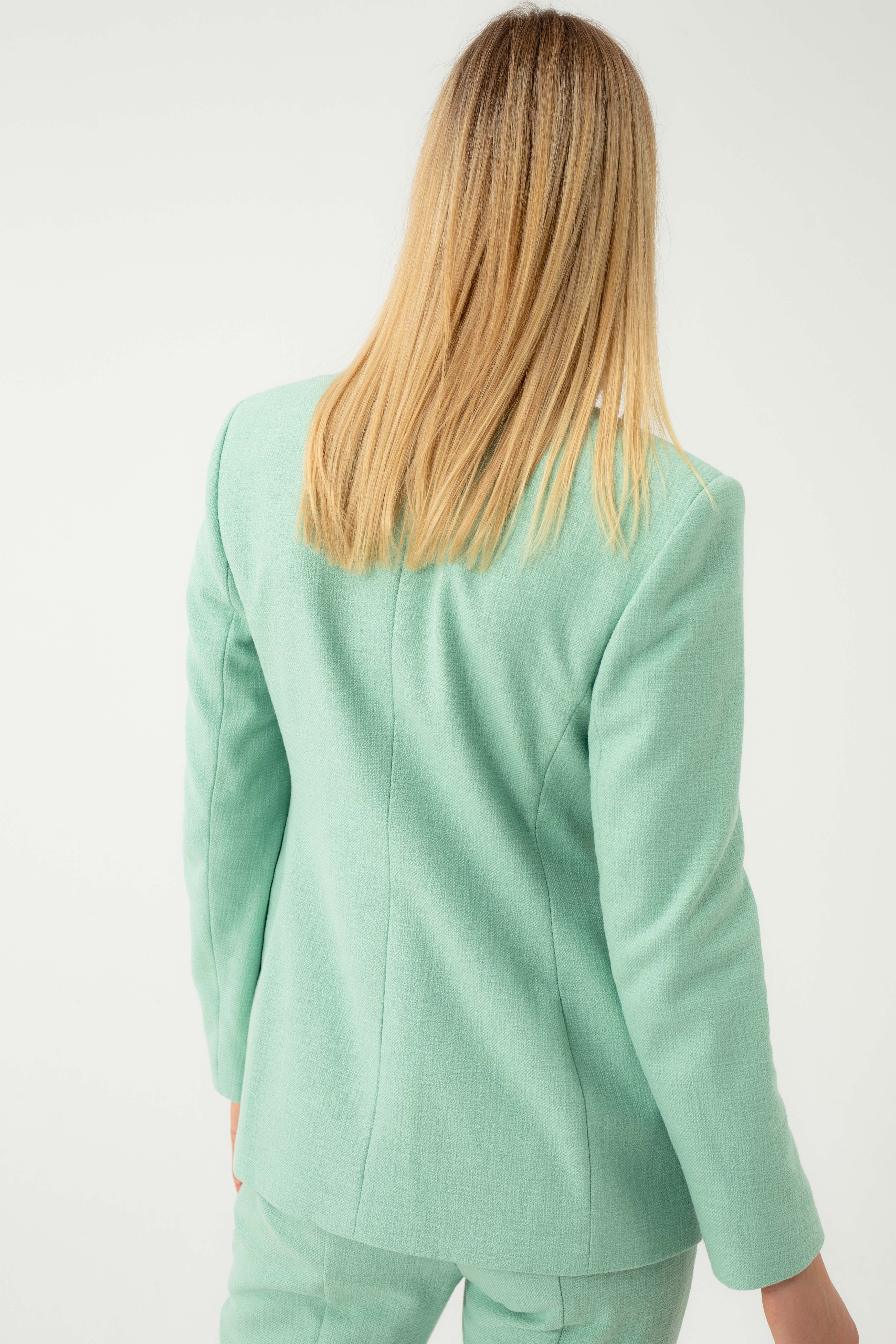 MINT FITTED JACKET WITHOUT COLLAR
