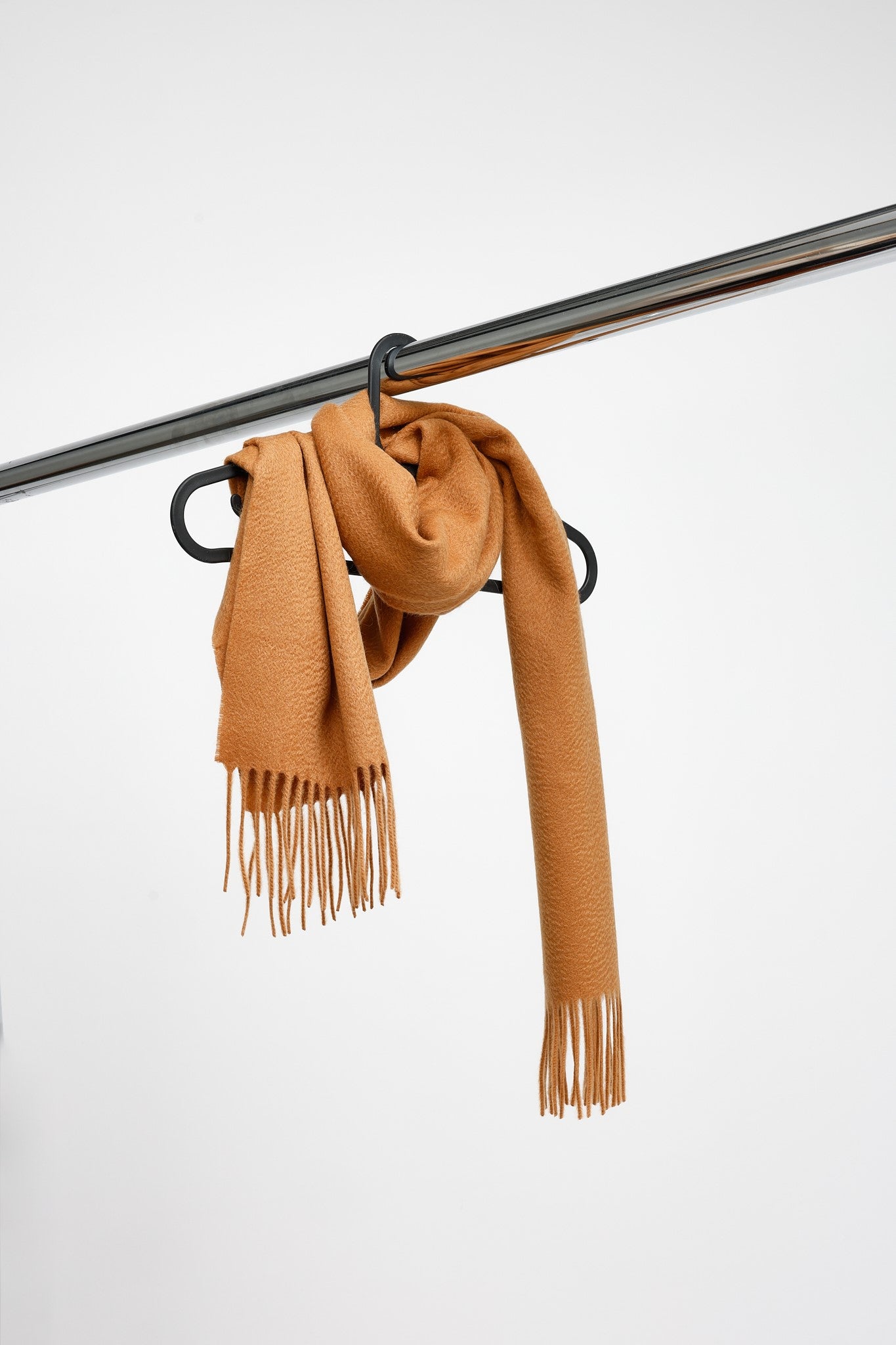 CASHMERE WOOL SCARF CAMEL