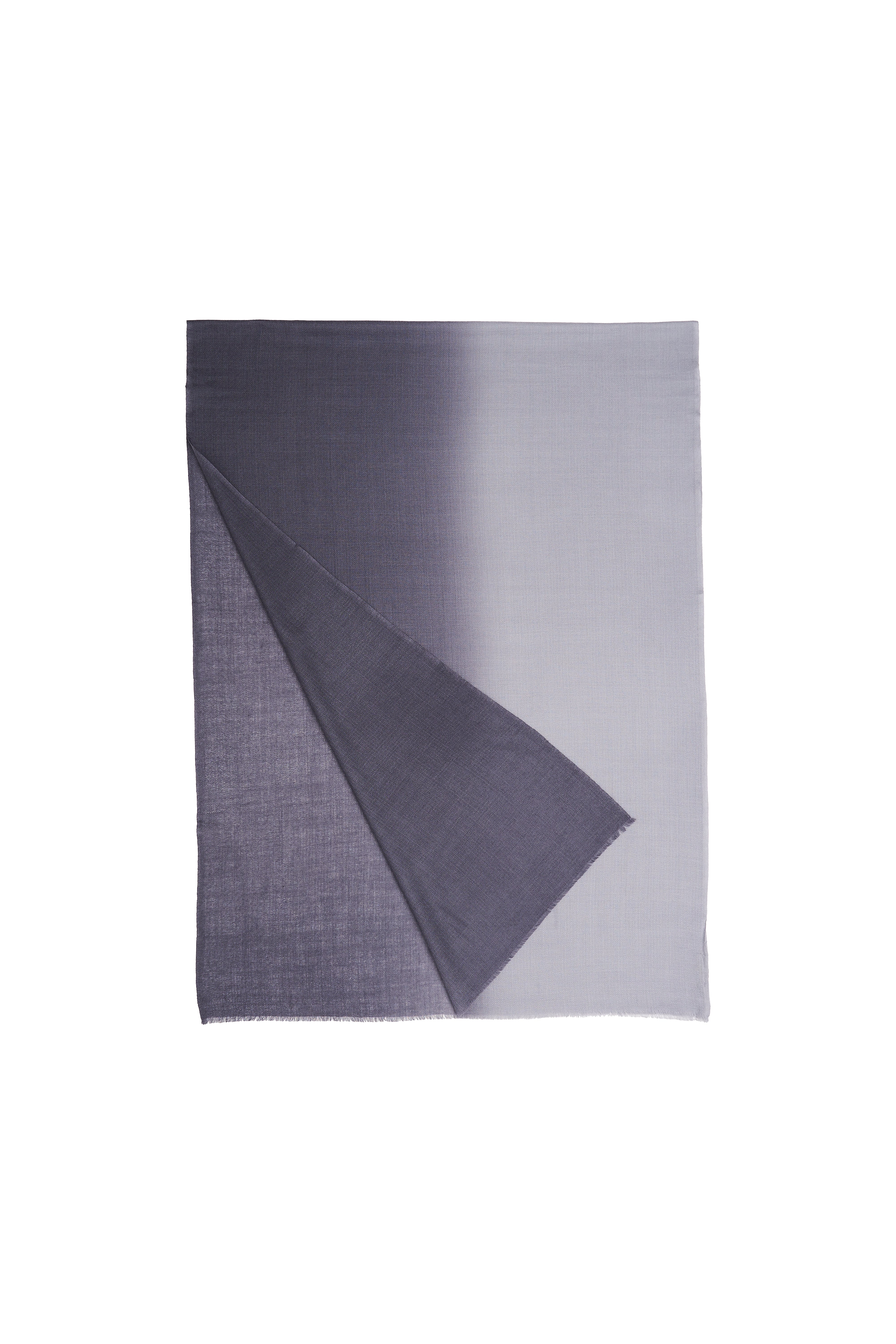 OMBRE GREY SCARF WITH SILK