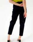 CORDUROY TAPERED TROUSERS