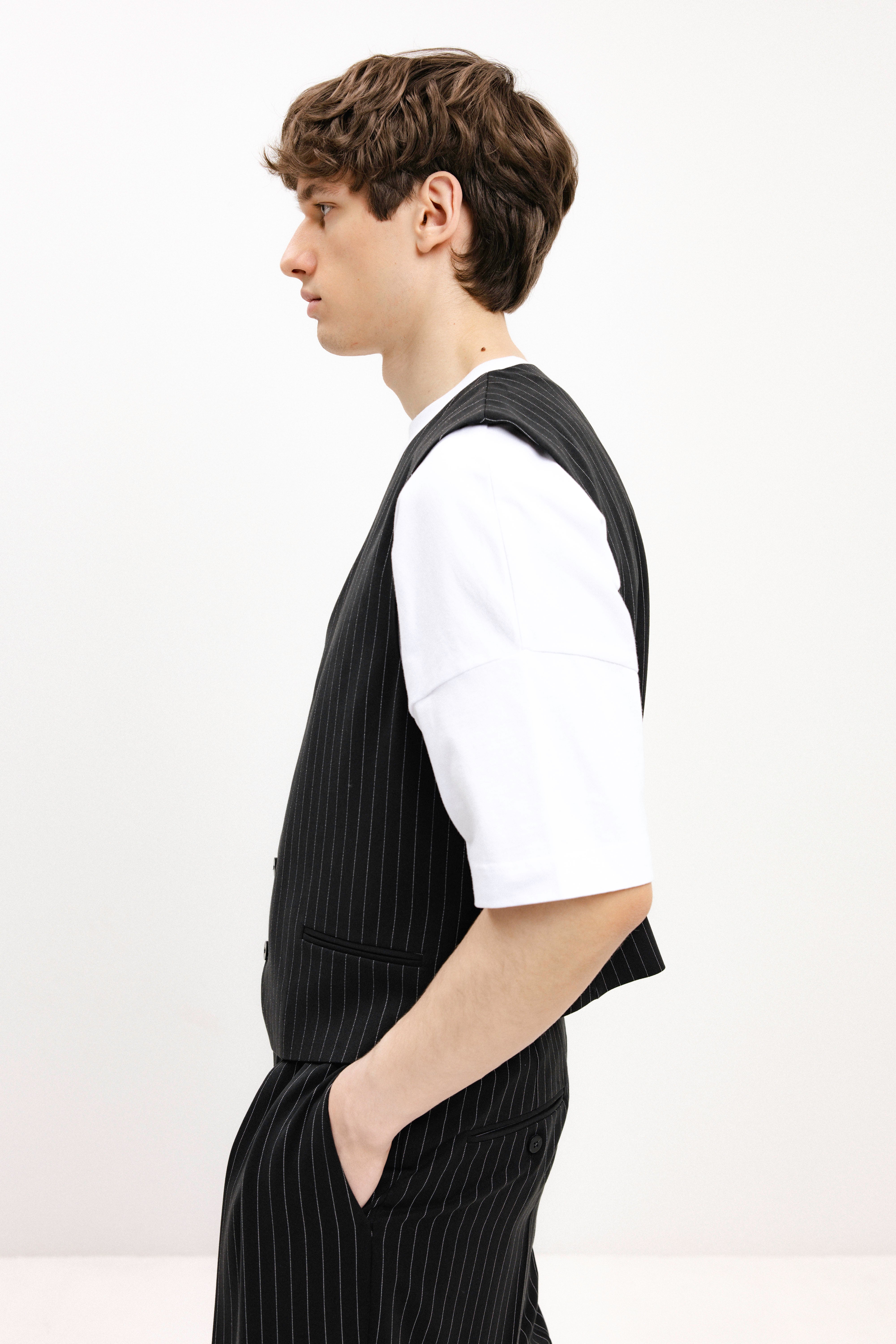 UNISEX STRIPED VEST