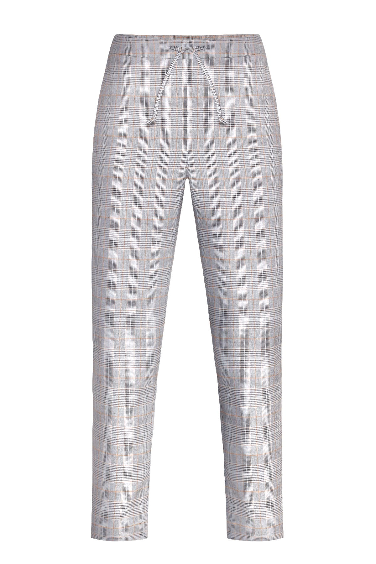 CHECKED JOGGER TYPE TROUSERS
