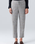CHECKED JOGGER TYPE TROUSERS