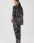 VISCOSE RICH PRINTED TROUSERS