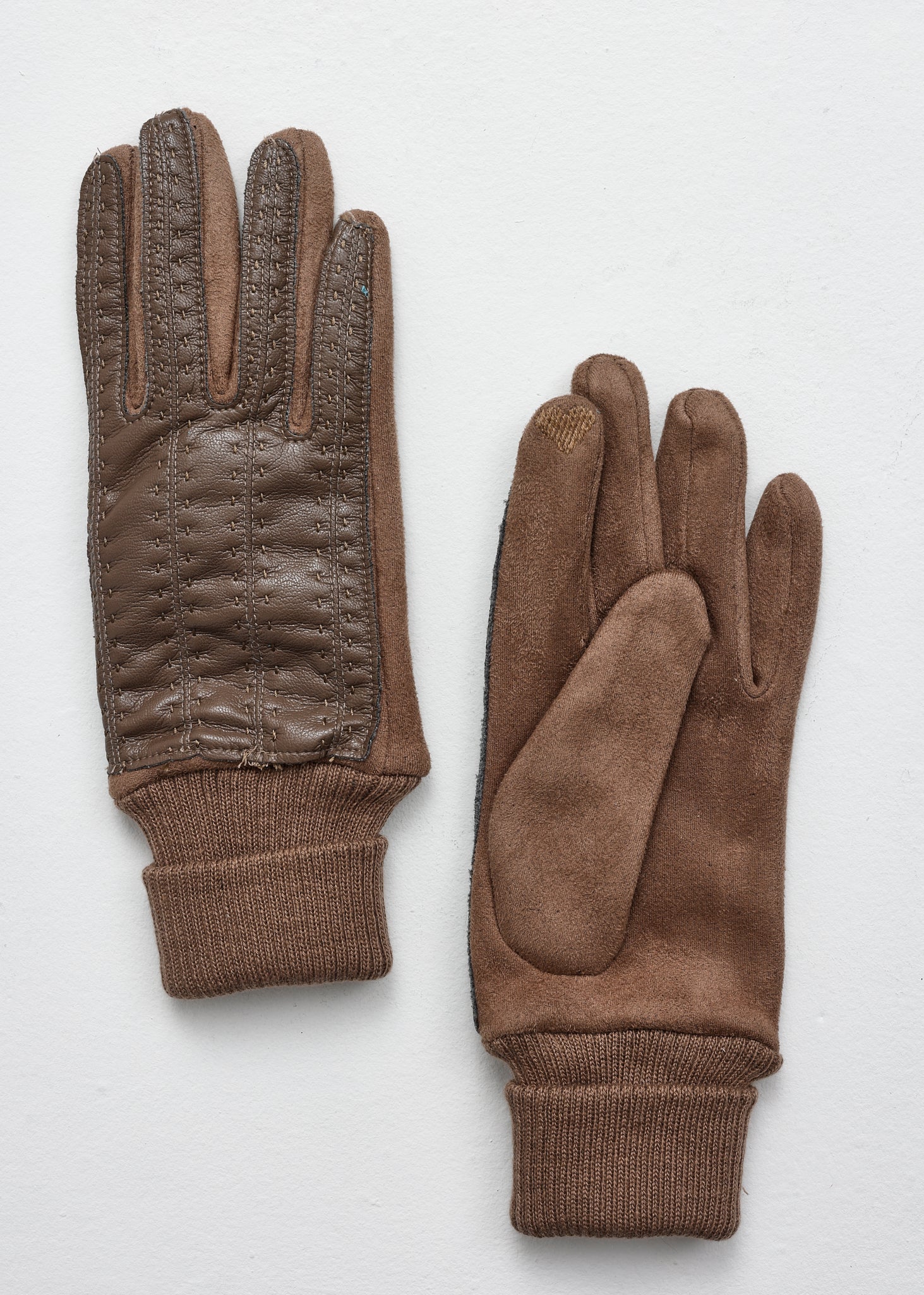 ECO leather gloves Cacao