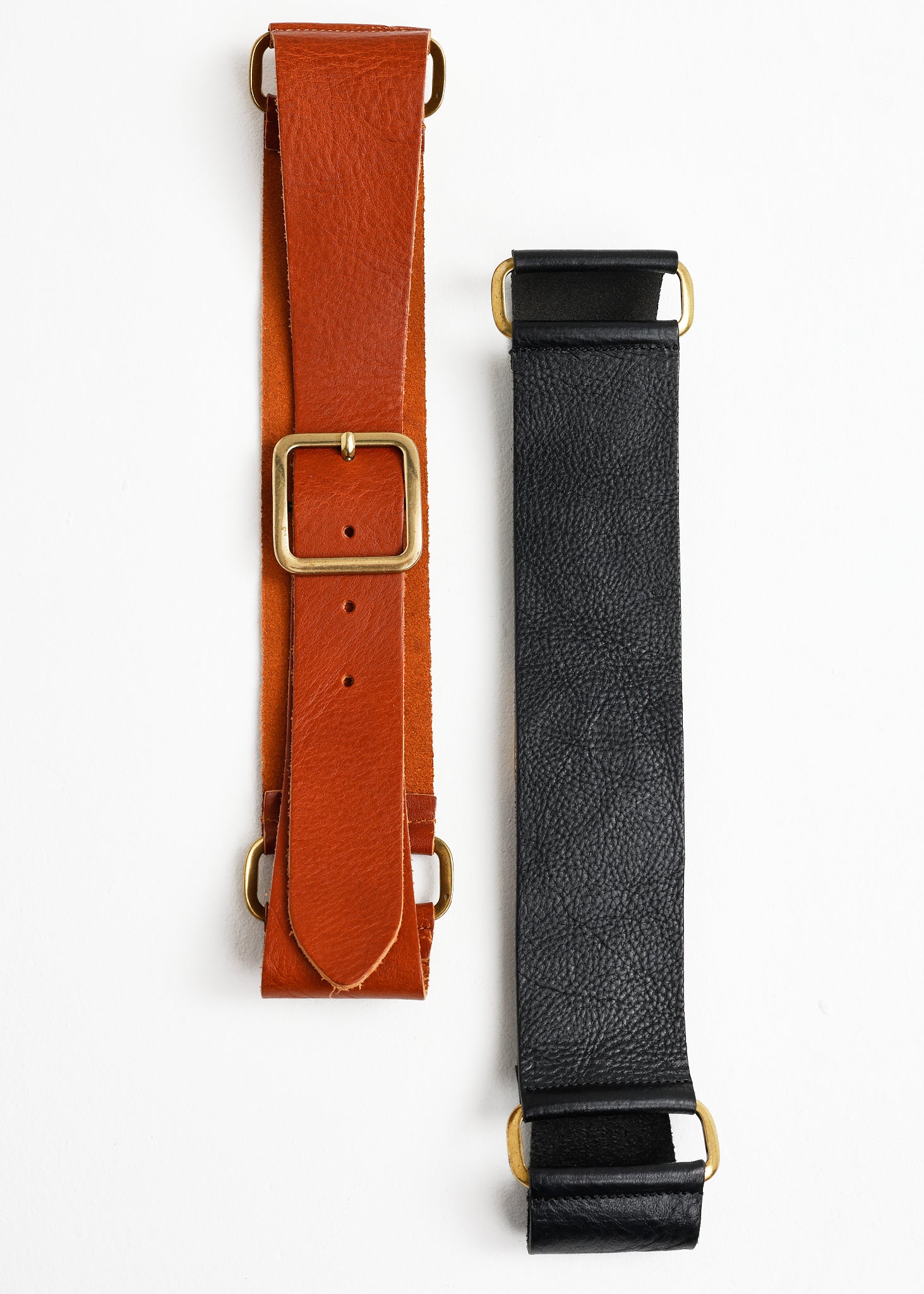 BELT WITH SQUERE BUCKLE RUST